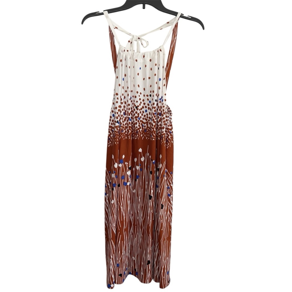 Tibi Halter Flowy Midi Sundress Women’s Size Small